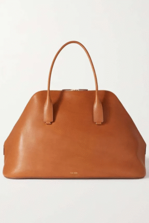 Manual Custom-Made Bags: Brown Leather Handbag